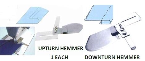 S75 SINGLE FOLD DOWTURN,UPTURN HEMMER 1/2BERNINA,JUKI  