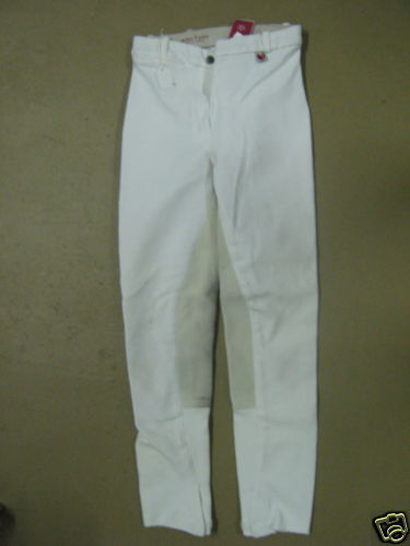 Used John Field white full seat show breeches size 25  