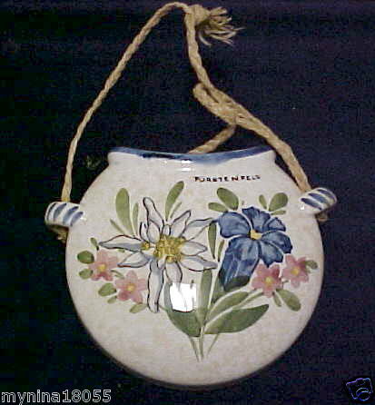 Vintage Schrakberg Majolica MAJOLICKA Wall Pocket  