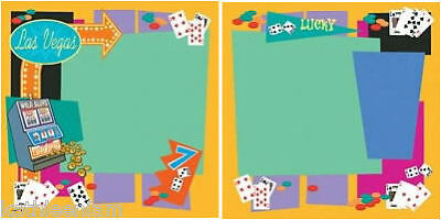 12x12 SgTr Lucky Las Vegas 2p Scrapbooking Paper 00117K  