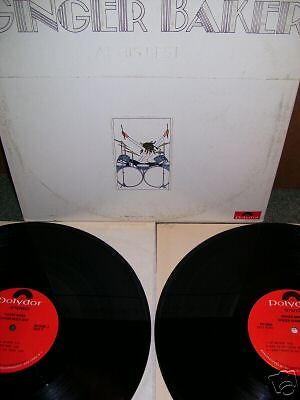 GINGER BAKER w BLIND FAITH & AIR FORCE AT HIS BEST 2 LP  