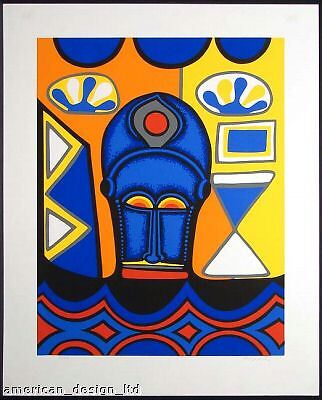 Douglas Mazonowicz, Friendly Totems, SIGNED ART Serigraph on Paper 