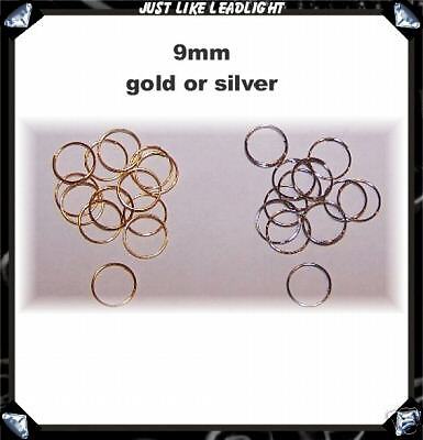 1000 X 9MM SPLIT JUMP RINGS   crystal suncatcher craft  