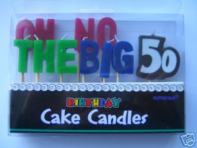 50th Birthday   CAKE CANDLES & CONFETTI {Party}Age 50  