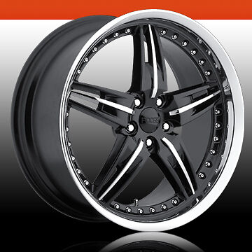 20 MHT FOOSE DF 5 New Black Wheels