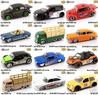 Dubs Vdubs Wave 3 Jada Set of 12 VW Volkswagon 1 64