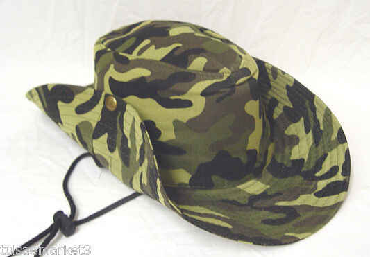 Mossy Oak Camouflage Wide Brim Hat Wear it 2 Ways New  