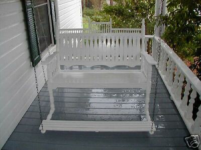 Victorian 48 Porch Swing with foot pedal SFK Furniture  