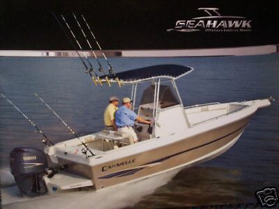 SEAHAWK BOATS GUIDE CENTER CONSOLE WALK AROUND FISHING  