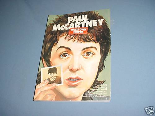 PAUL McCARTNEY In His Own Words NICE Book 1976 RARE  