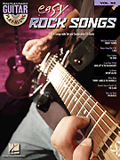 Easy Rock Songs Guitar Play Along Tab Book Cd NEW  
