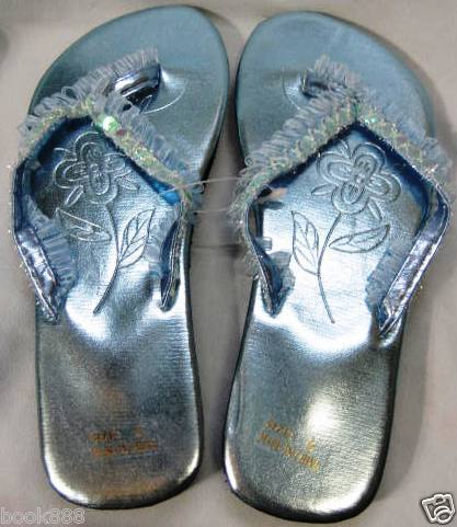 Lady Fashion Lace slippers sandles Flip flops Size 6 11  