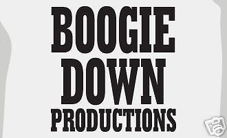 BOOGIE DOWN PRODUCTIONS T SHIRT KRS ONE RAP SIZE LRG  