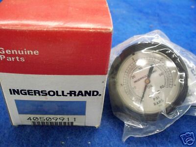 Ingersoll Rand Oil Pressure Gauge 40509911 0 60PSI NEW  