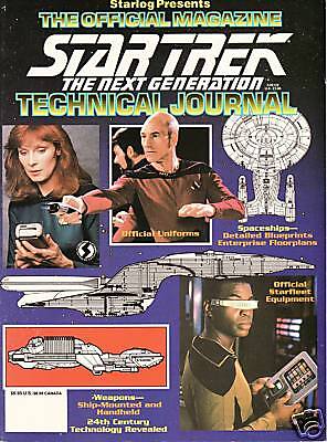 Star Trek TNG Technical Journal 1992 New  
