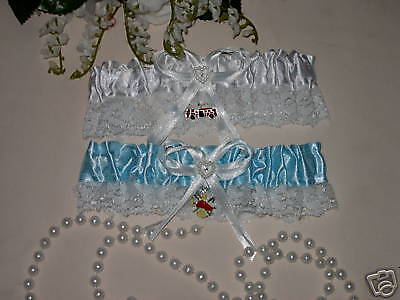 Fireman Firefighter Satin Lace Toss Bridal Garter 2 PS  