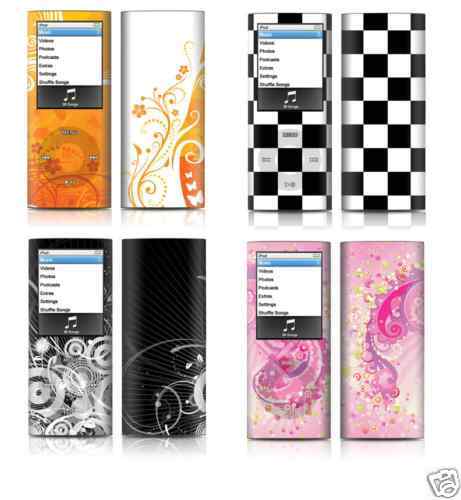 iPod Nano 4G 4th Generation Gen Skins Cover Case 8 16GB - Picture 1 of 1