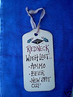 Christmas Wish List Country Boy Redneck Wall Sign Wood Plaque New
