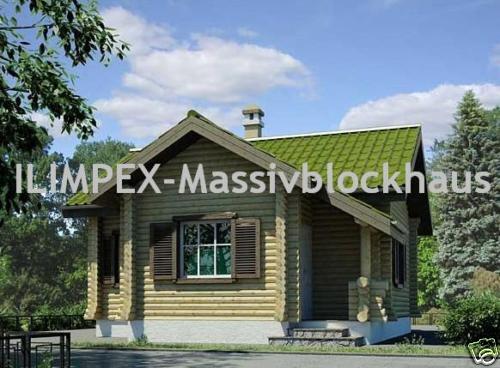 ILIMPEX Blockhaus Bausatz Massivblockhaus Fertighaus Saunahaus 