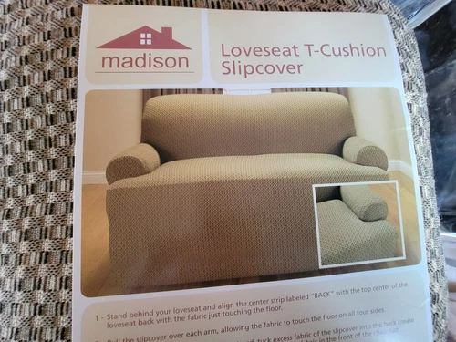 Fundas para Muebles Madison Poliéster Negro