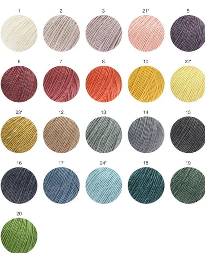 Handarbeits-Garne mit Alpaka LANA GROSSA aus Seide