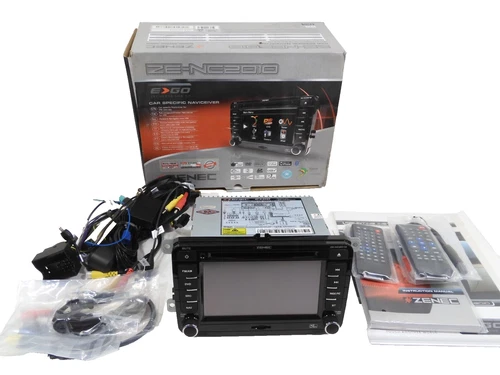 Zenec Wiedergabeformate Einbaubare Navigationsgeräte DVD mit Bluetooth