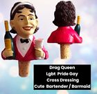 Drag Queen Lgbt  Pride Gay  Cross dressing  Wine Stoppers  Bartender / Barmaid