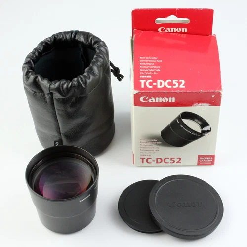 Lentes de cámara Canon auxiliar/conversión de 52 mm se ajusta al frente del objetivo