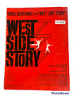 1957 WEST SIDE STORY Vocal Selections SHEET MUSIC BOOK + PHOTO SPREAD Vintage 