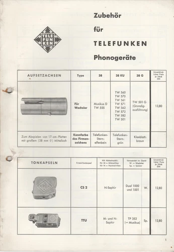 Anleitungen und Schaltbilder für TV, Video & Audio Telefunken