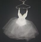 Fairy Princess ballerina  Nutcracker Wedding Tutu Dress Christmas Tree Ornament