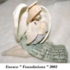Enesco Foundations 2002 Angel Mother & Child " Hush My Dear " Isaac Watts