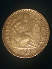 1913 Gold 22kt 2.5 Pesos Republic of Columbia (Q)