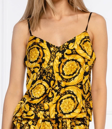Versace camisetas de baixo e conjuntos para mulheres