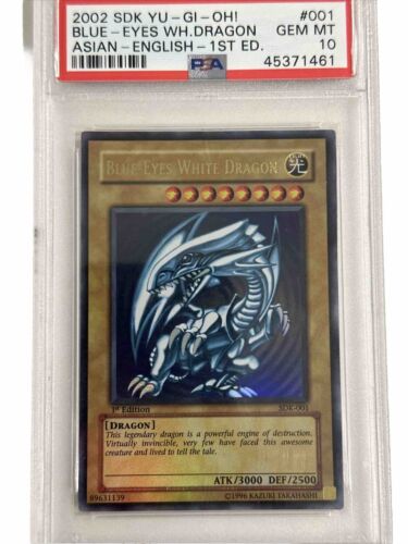 PSA 青眼白龙yu-Gi-Oh! 个人卡| eBay