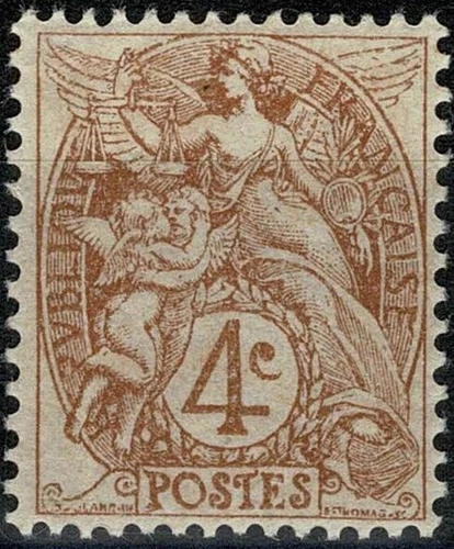 Timbres français neufs de 1900 à 1920 jaunes de Europe