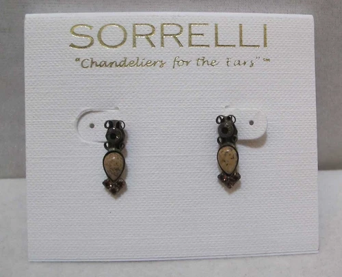 Ágata Stud Brincos de Moda de Bronze