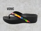 Vionic Women's 8 Pacific Hightide wedge Platform Comfort Heel Sandal Flip flop 