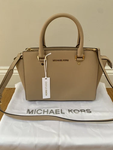 Michael Kors Beige Satchel/Top Handle Bag Bags & Handbags for Women