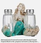 Mermaid Tropical Beach Nautical Coastal Décor Mermaid Salt & Pepper Shakers Set