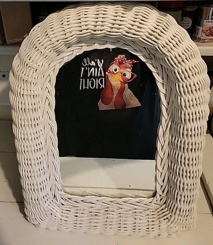 Espejos para decoración del hogar White Cottage arqueado