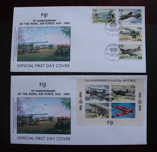 Militar, guerra Sobre de primer día de estampillas de Fiji (1967-presente)