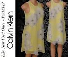 Paid$149 Calvin Klein Chiffon Floral-Print Boho, Shift A-Line Mini Dress Size 2