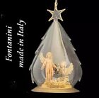  Fontanini Holiday Family Nativity  Baby Jesus Glass Ornament