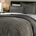 Soft & Cozy Reversible Long Hair Faux FUR MINK Comforter Set - Queen 