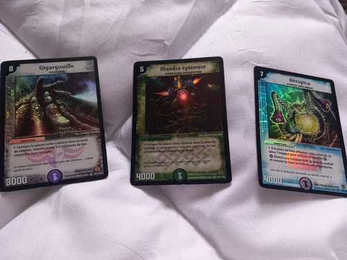 Cartes à l'unité de jeux de cartes à collectionner, duel masters (JCC), en français