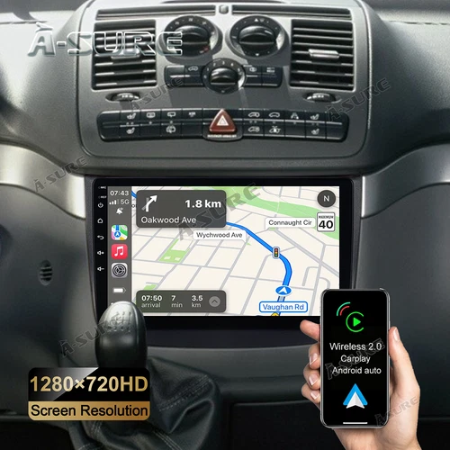 Autoradios für Mercedes-Benz Viano und USB Anschlüssen