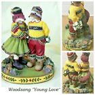 Woodsong -  Young Love by DEMDACO 2002, cast resin hand painted figurine