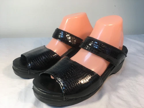 Sandalias de cuero charol mujer Sanita