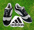 Adidas Adicross Gray & Black Wingtip Spikeless Golf  Shoes  Size 8